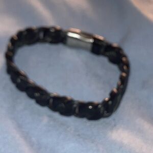 Black Chain Bracelet S Steel